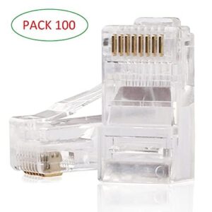 Enter RJ45 Connector Plugs — Pack of 100