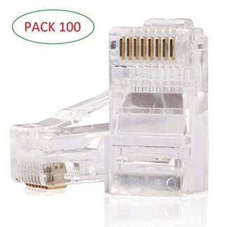 Enter RJ45 Connector Plugs — Pack of 100