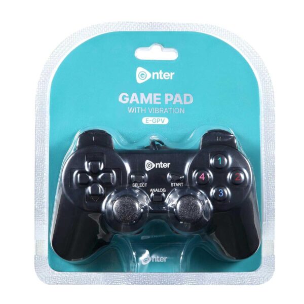 Enter GPV10 Wired USB Gamepad with Dual Vibration - Image 2