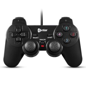 Enter GPV10 Wired USB Gamepad with Dual Vibration